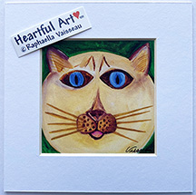 Felix cat print - Heartful Art by Raphaella Vaisseau