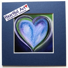 Heart of a Heron (print) - Heartful Art by Raphaella Vaisseau