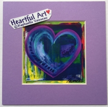 Heart of Lavender (print) - Heartful Art by Raphaella Vaisseau