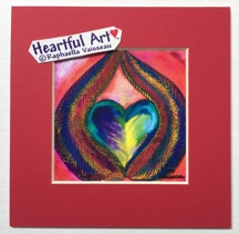 Heart of the Holy Spirit (print) - Heartful Art by Raphaella Vaisseau