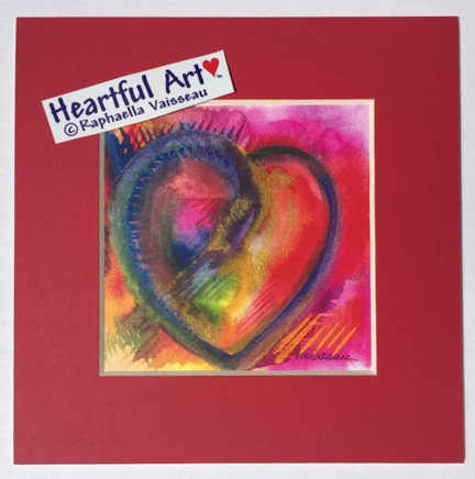 Savannah's Heart (print) - Heartful Art by Raphaella Vaisseau