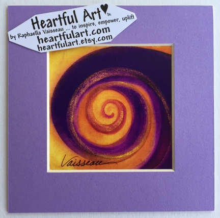 Spiral 2 print - Heartful Art by Raphaella Vaisseau