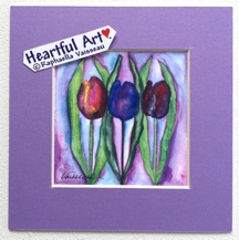 Tulips 2 print - Heartful Art by Raphaella Vaisseau