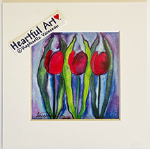 Tulips 1 print - Heartful Art by Raphaella Vaisseau