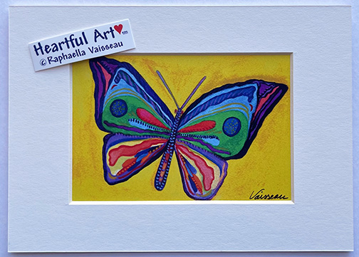 Butterfly print - Heartful Art by Raphaella Vaisseau