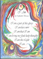 I Am affirmation poster (5x7) - Heartful Art by Raphaella Vaisseau