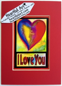 I love you quote (5x7) - Heartful Art by Raphaella Vaisseau