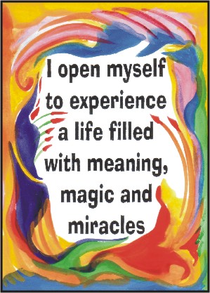 I open myself Michele Whittington poster (5x7) - Heartful Art by Raphaella Vaisseau