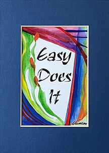 Easy does it (5x7) - Heartful Art by Raphaella Vaisseau