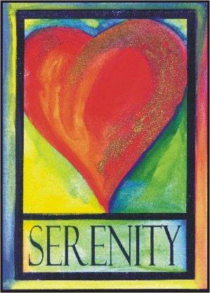 Serenity quality poster (5x7) - Heartful Art by Raphaella Vaisseau