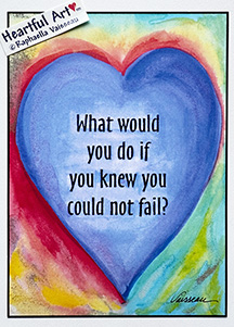 What would you do poster (5x7) - Heartful Art by Raphaella Vaisseau