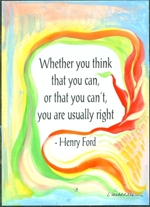 Whether you think Henry Ford poster (5x7) - Heartful Art by Raphaella Vaisseau