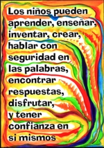 Los Nios Pueden what children can do Spanish poster (5x7) - Heartful Art by Raphaella Vaisseau