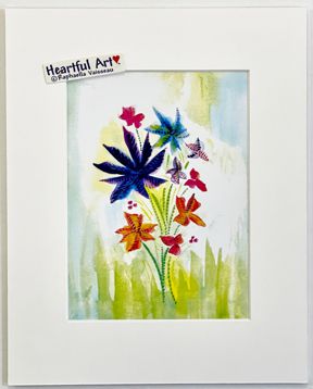 Les Fleurs de Val d'Herens print - Heartful Art by Raphaella Vaisseau