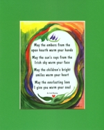 May the embers from your hearth quote (8x10) - Heartful Art by Raphaella Vaisseau