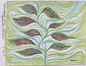 Norwegian Vine (8x10) - Heartful Art by Raphaella Vaisseau