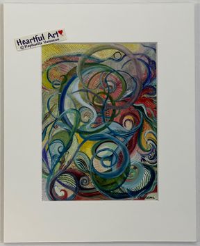 Time print - Heartful Art by Raphaella Vaisseau