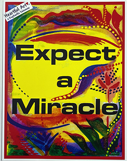 Expect a miracle poster (8x11) - Heartful Art by Raphaella Vaisseau