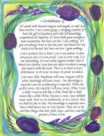 1 Corinthians 13 ... Love Chapter poster (8x11) - Heartful Art by Raphaella Vaisseau