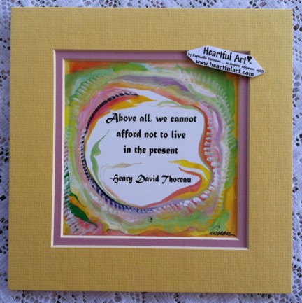 Above all, we cannot afford Henry David Thoreau quote (8x8) - Heartful Art by Raphaella Vaisseau