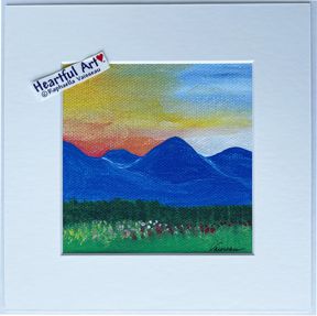 Asheville Sunrise print - Heartful Art by Raphaella Vaisseau