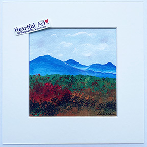 Blue Ridge Asheville print - Heartful Art by Raphaella Vaisseau