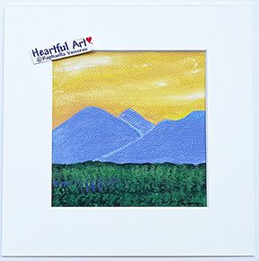 Blue Ridge Mountain Morning print - Heartful Art by Raphaella Vaisseau