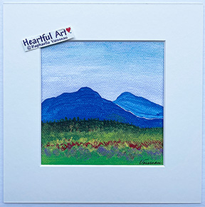 Blue Ridge North Carolina print - Heartful Art by Raphaella Vaisseau