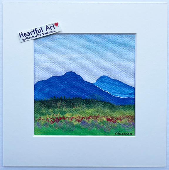 Blue Ridge North Carolina print - Heartful Art by Raphaella Vaisseau