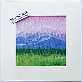 Blue Ridge Sunrise print - Heartful Art by Raphaella Vaisseau
