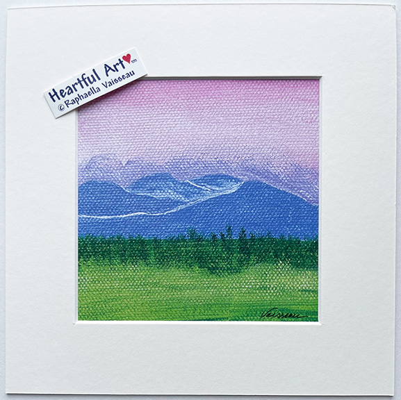 Blue Ridge Sunrise print - Heartful Art by Raphaella Vaisseau