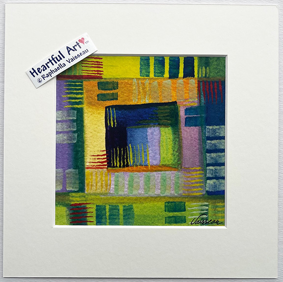 Grid 1 print - Heartful Art by Raphaella Vaisseau