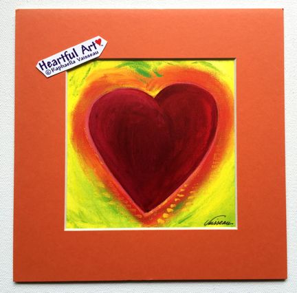 Heart of Venezuela print (8x8) - Heartful Art by Raphaella Vaisseau