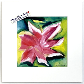 Lily 2 print - Heartful Art by Raphaella Vaisseau