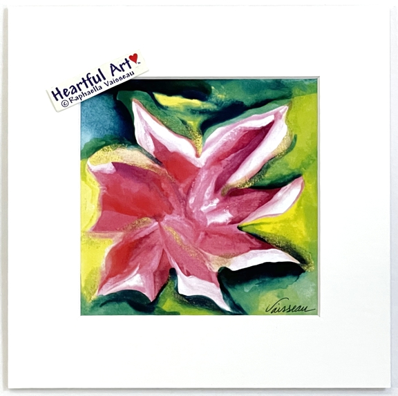 Lily 2 print - Heartful Art by Raphaella Vaisseau