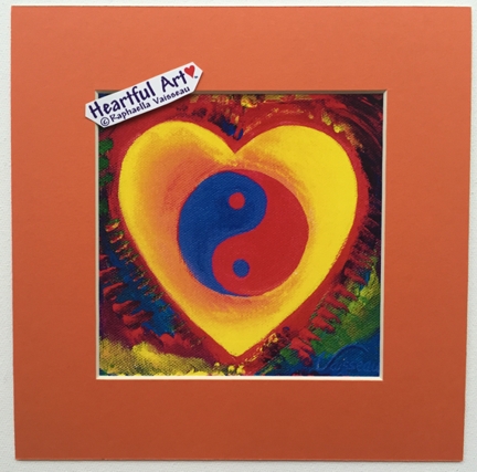 Tao Heart (print) - Heartful Art by Raphaella Vaisseau