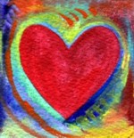 Heart of a Falling Star print - Heartful Art by Raphaella Vaisseau