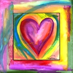 Heart of the New Millennium (print) - Heartful Art by Raphaella Vaisseau